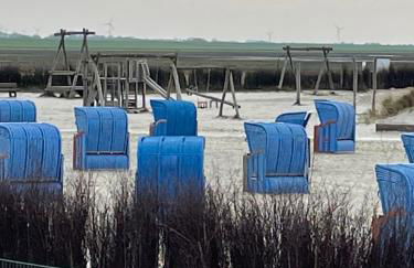 Nordseeküste am Deich mit schönem Garten - Foto 20