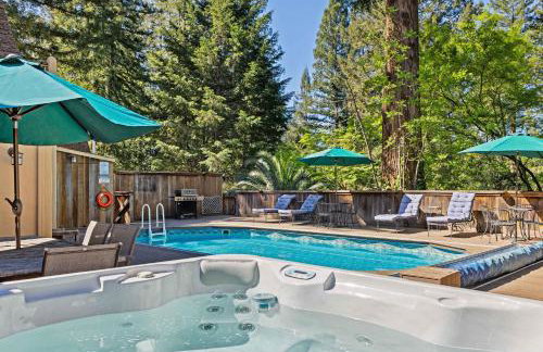Lovely Tudor Home With Pool & Spa Near Russian River - Foto 14