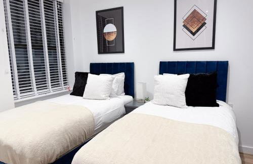 Spacious Modern 1 Bed Apartments in St Neots - Perfect for Contractors & Professionals - Free Parking - WiFi - Fully Equipped Kitchen - Smart TV Ideal for Work Stays and Long Projects - Foto 21