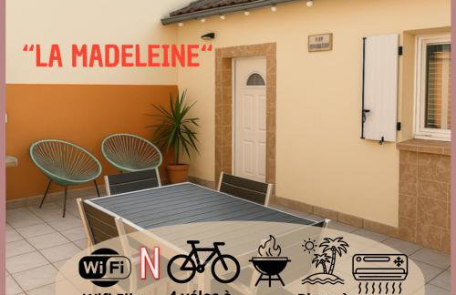 La Madeleine - 4 vélos inclus, plage 200 m, terrasse BBQ - Foto 1