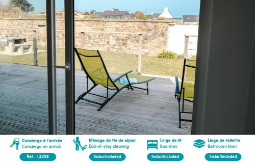 500m de la mer, maison moderne avec jardin pour 4 - Foto 4