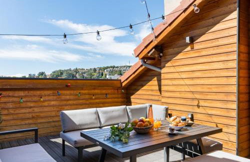 Le Rooftop Loft premium 3 chambres avec terrasse & parking en centre-ville de Saint-Étienne - Foto 14