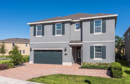 Splendid Home With Private Pool, Loft Area, Waterpark & Resort Access Near Disney At Encore Resort - 7619Br - Foto 22