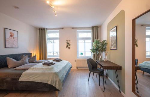 Boho-Suite - Sauna, Netflix, Nespresso, Zentral, Messe - Foto 1