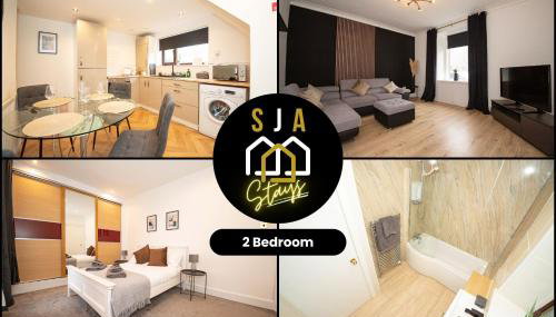 Queen Street Stay - SJA Stays - Modern 2 Bed Apartment - Foto 1, Other