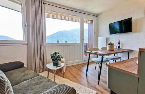 La Montagnarde avec vue imprenable - station Doucy Valmorel - 4pers - Foto 11