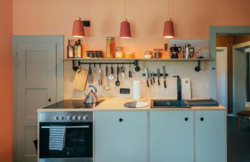 Ferienwohnung 60er Jahre Design Apartment - 65qm Fewo im Zittauer Gebirge - familienfreundliche Unterkunft am Bergfuß zum Töpfer - Foto 5