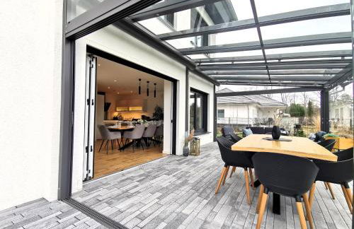 BohnApartments Luxury Villa Berlin - 210qm - Wintergarten - Kamin - 4 kostenlose Parkplätze - 6 Schlafzimmer - Neubau - Luxusausstattung - Foto 33