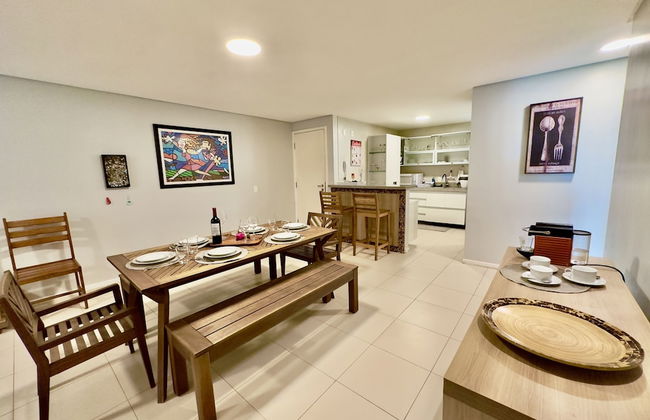 GranSol, Terreo, Pé na areia, 03 qtos, 08 hóspedes, a 600m do B PARK - Photo 26