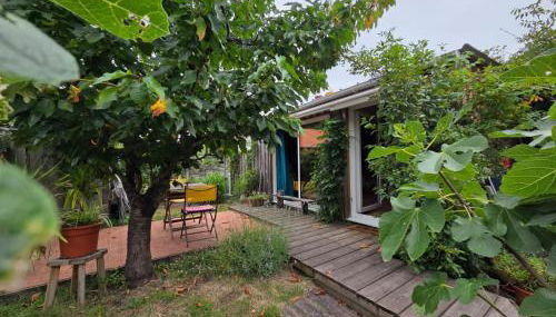 Studio bois avec terrasse et jardin bassin et océan - Foto 2