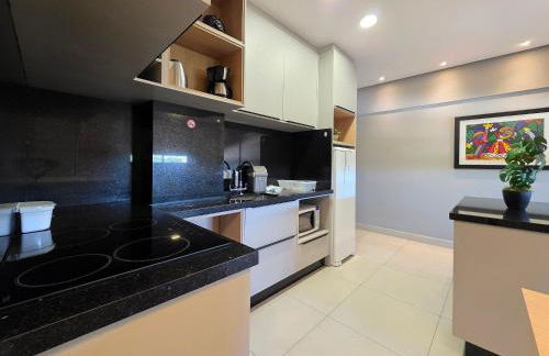 Flat novo e moderno, 4 pessoas ao lado do Paraguai - Foto 44