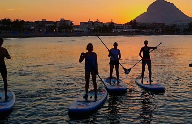 Night Paddle Surf Tour in Jávea - Foto 2
