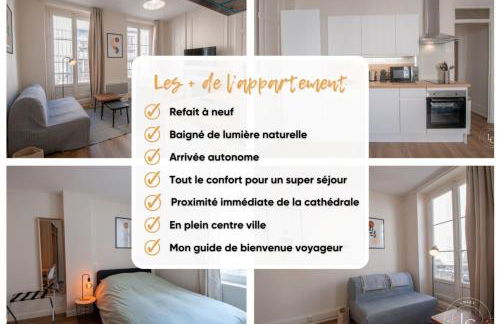 Le Bourg - 38m2 rénové - rue de Bourgogne - Foto 9