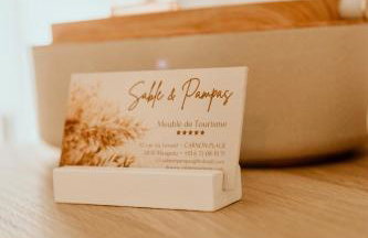 Sable & Pampas - Meublé de Tourisme 5 étoiles - Vue Panoramique & Terrasse - Climatisation - Plage à 200m - Foto 39