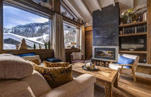 Apartment - fireplace & terrace - 2 min to slopes - Foto 1