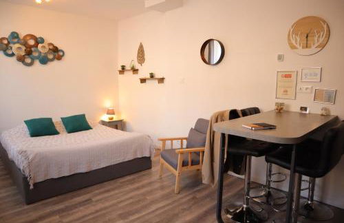 Studio avec parking privé gratuit, proche centre-ville - Foto 13