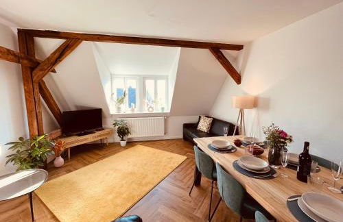 Jugendstil-Altbauwohnung mit Dachterrasse direkt an der Karlsaue - Foto 13