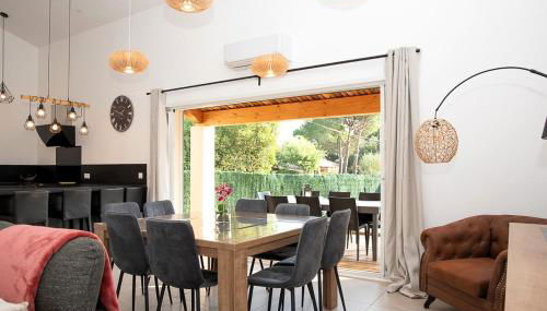 Plan de la Tour M2 - Villa 6 pers climatisée, 3 ch, piscine privée chauffée, calme & verdure - Foto 5