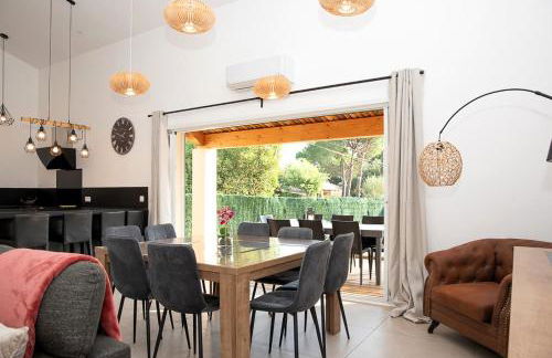 Plan de la Tour M2 - Villa 6 pers climatisée, 3 ch, piscine privée chauffée, calme & verdure - Foto 5