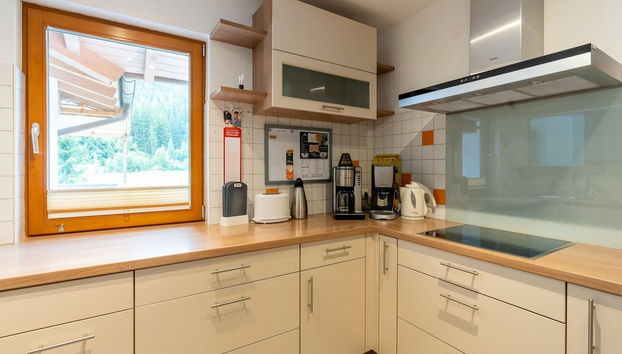 Apartment Neukirchen Near Ski Slopes - Foto 5, Cocina privada