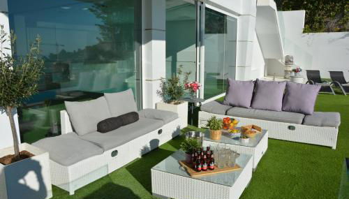 Villa Sitges Bianca Amaizing View Design 10 min walk from beaches - Foto 3, Garden, Garden view