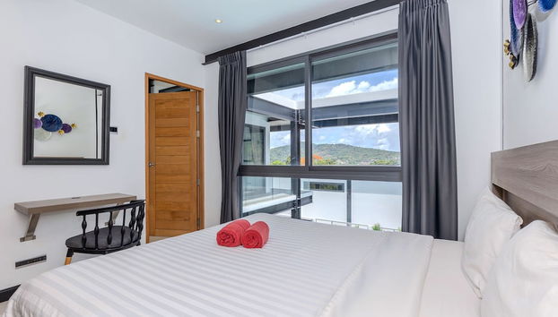 Loft-Style 4BR Salt Pool Villa Sunset 6 - Foto 5, Habitación