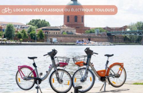 T2 Calme absolu - Coeur Toulouse - Saint Cyprien - climatisation - Terrasse arborée - Foto 28