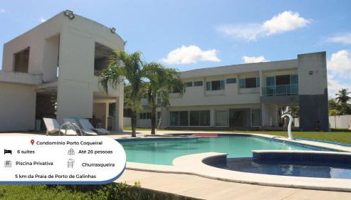 Mansão c Piscina Privativa e Jacuzzi-6 suites 082M - Photo 3