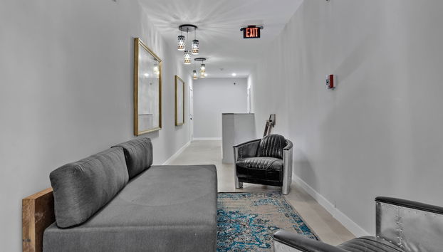 Zona de estar del vestíbulo