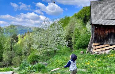 Przysiółek Flądrówka - Dom na odludziu z widokiem na Gorce i Tatry - Foto 46