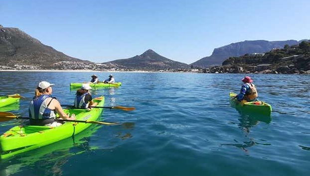 Contemplando la costa de Ciudad del Cabo desde el mar