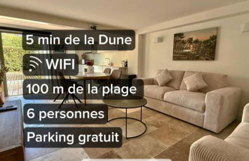 Pyla sur mer appartement terrasse a 100m de la plage - Foto 2