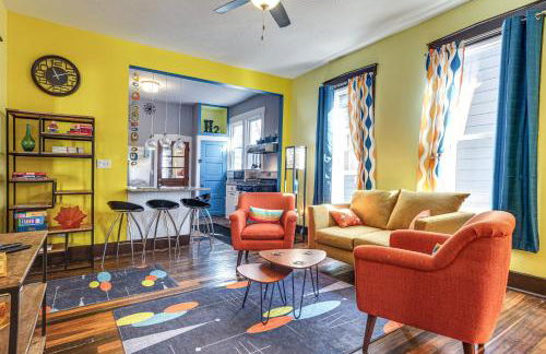 Retro-Inspired Indy Home Walk to Fountain Square! - Foto 7