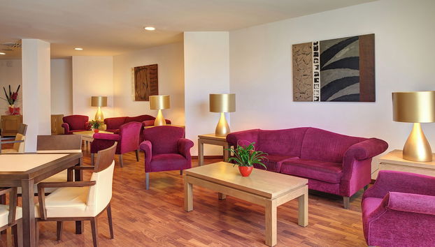 Zona de estar del vestíbulo