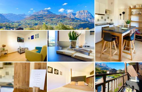 Le coin cosy des 4 têtes - balcon - vue montagnes - proche centre & gare - Foto 2