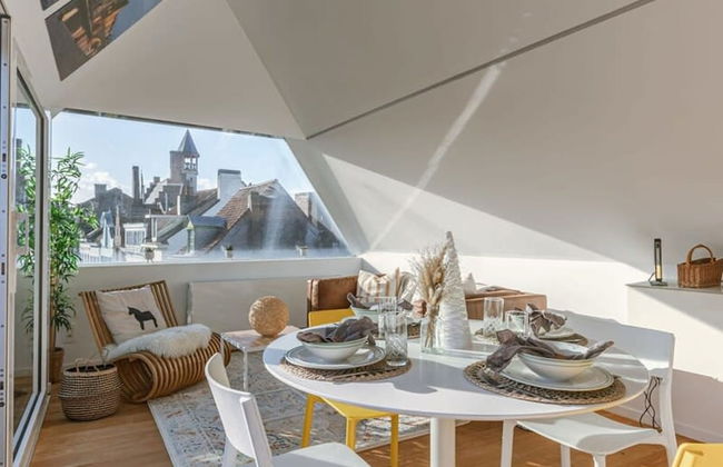 Bright Apartment Overlooking the 3 Towers of Ghent - Foto 13
