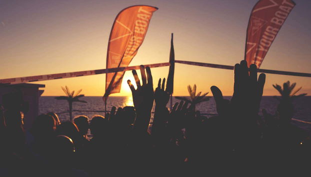 Tramonto visto dalla barca