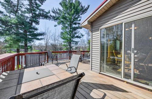 Lake Wissota Home with Private Dock and Fire Pit! - Foto 25