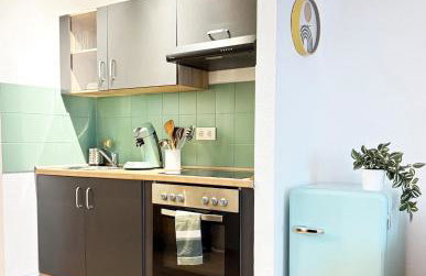 Modernes Zentrales Designer Apartment I Perfekt für Arbeiten & Familien - Foto 8