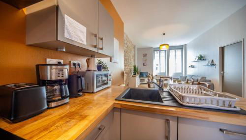 Hyper Centre Gare TER - 4 lits - 6 couchages - Foto 3