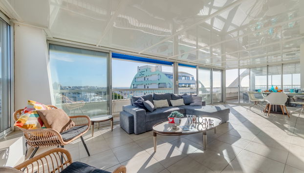 Apartment Les Marines de Haute-Plage-5 by Interhome - Foto 2, Living Room