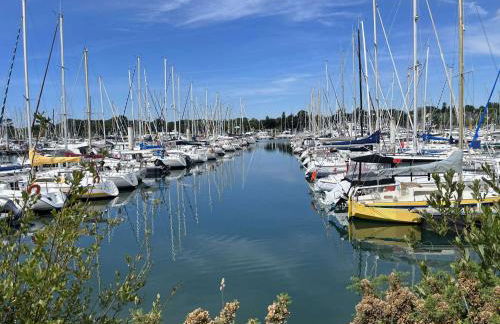 Appartement La Forêt-Fouesnant : port, plage et restaurants à pied, terrasse et parking - FR-1-481-146 - Foto 11