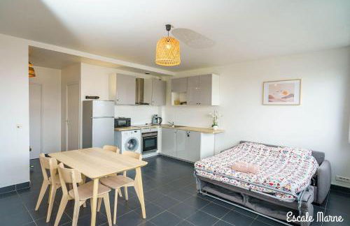 Zen Loft by Escale-Marne - M8 Tour Eiffel - AC - Climatisation - Parking Gratuit - 101 - Foto 2