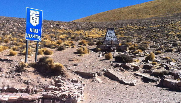 Altitude of Salar Grande