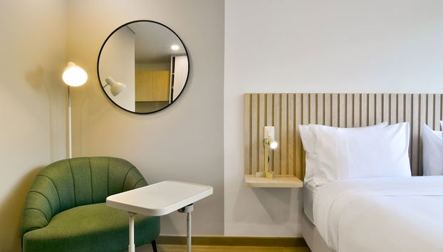 w Perfect Loft w Fabulous Deco in Santa Barbara - Foto 3, Habitación