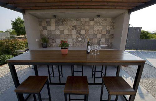 Neue Villa bei Rovinj mit privatem Pool, WLAN, Klima - Foto 38