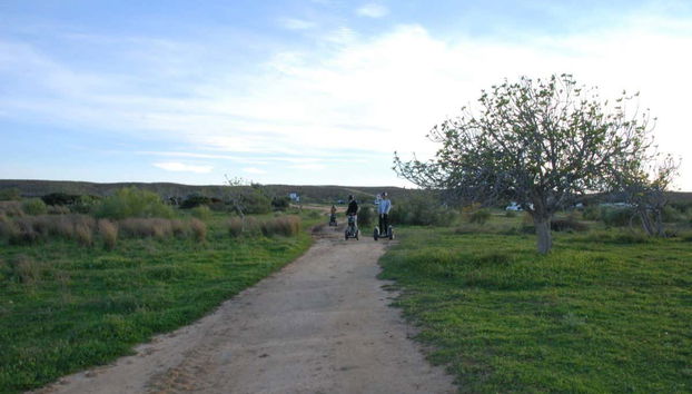Durante el tour en segway