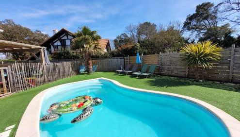 VILLA CASA KOKO 10 PERS piscine chauffée, pétanque, ping pong VIEUX-BOUCAU - Foto 5