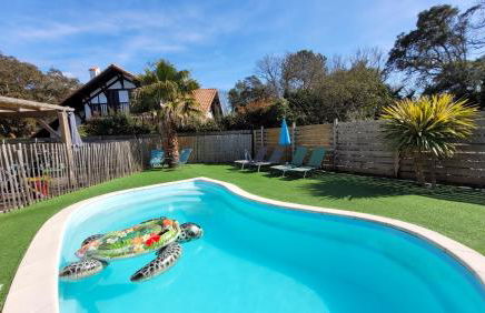 VILLA CASA KOKO 10 PERS piscine chauffée, pétanque, ping pong VIEUX-BOUCAU - Foto 5