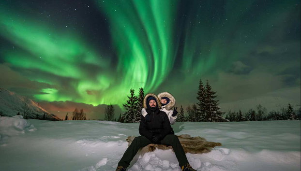 Tour dell'aurora boreale a Tromsø - Foto 5, Foto di coppia